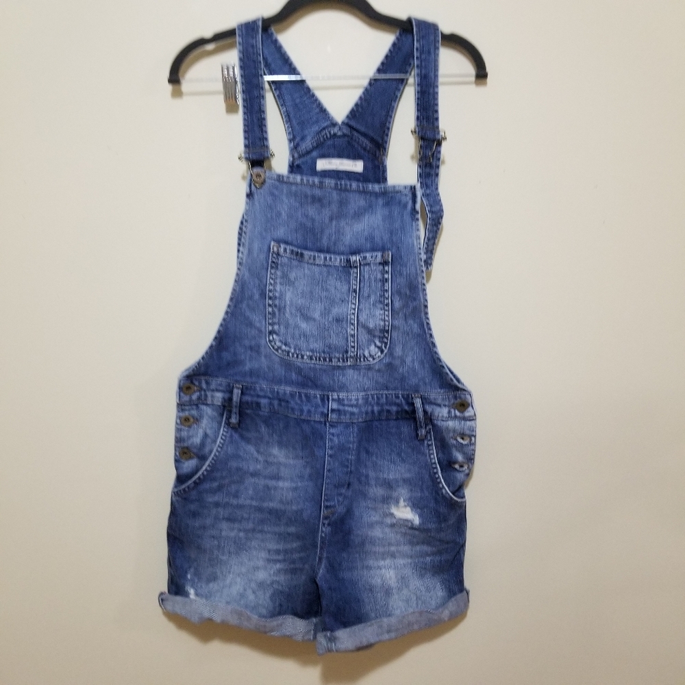 Mavi Wanda in used ripped and fringe Vintage overa